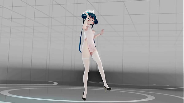 Blue Archive Ryuuge Kisaki Hentai Undress Dance Mmd 3D Blue Hair (CLIP)