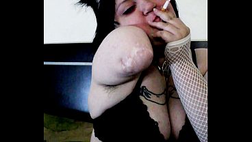 Amputee smoker has sex with her nymphomaniac friend in exchange for cigarettes. Yani neko chainsmoker cat