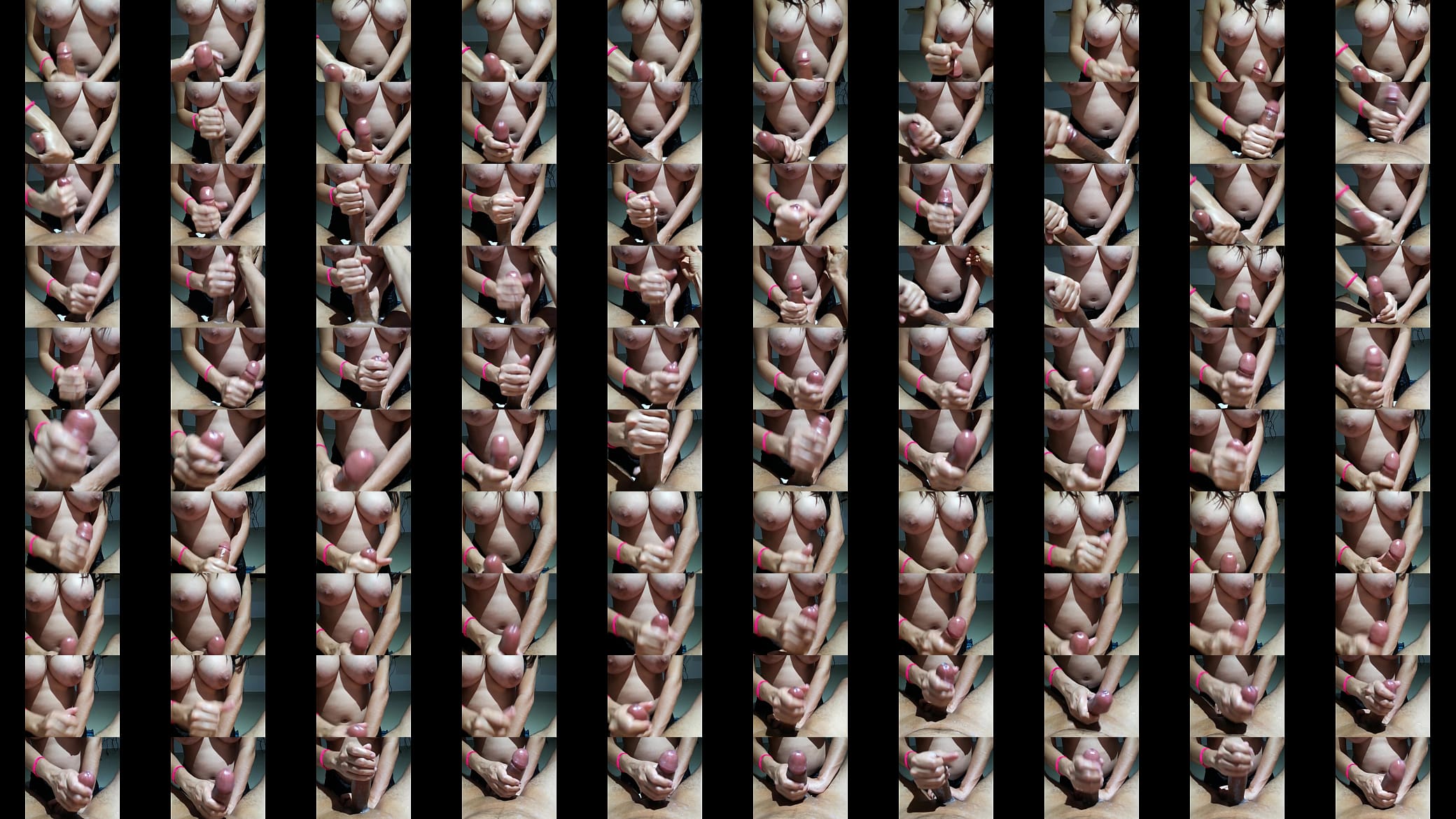 young girl with big tits makes perfect handjob 预览图