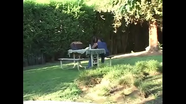 Busty black whore with huge boobs Shawna gets slammed outdoors