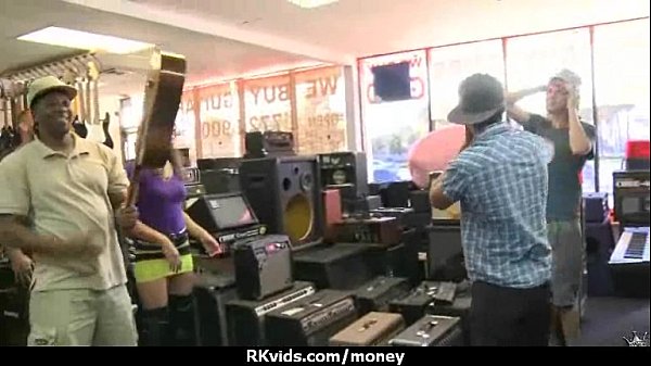 Sexy natural chick trades cash for some rough sex 9