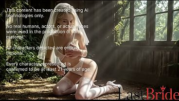 Hardcore finale for this dirty bride: I completely soaked her face and pussy with my hot sticky cum [AI]