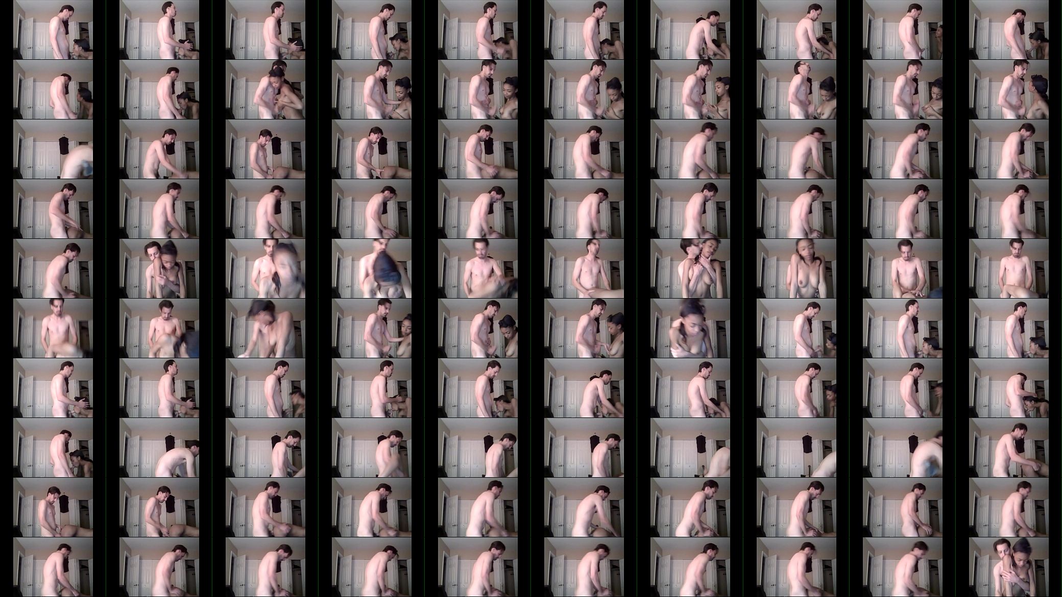 Tyler Blake face fucks then Anals skinny 19 year old ebony doggy style with small tits. 预览图