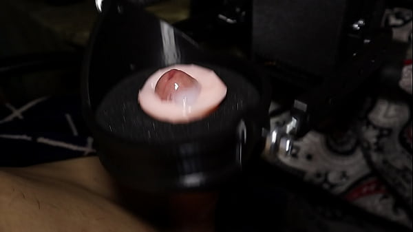 Download Video - Testing the automatic masturbator again and moaning passionately from the hard movements&excl;