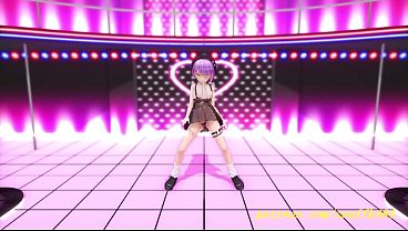 noVR mmd Towa Dance 3d hololive Hentai 3 min