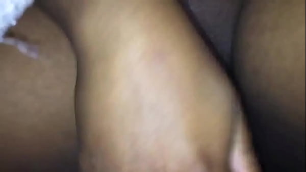 Licking the brunette's pussy