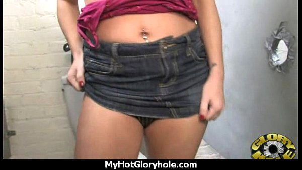 hot babe comes back for dick at GloryHole 25