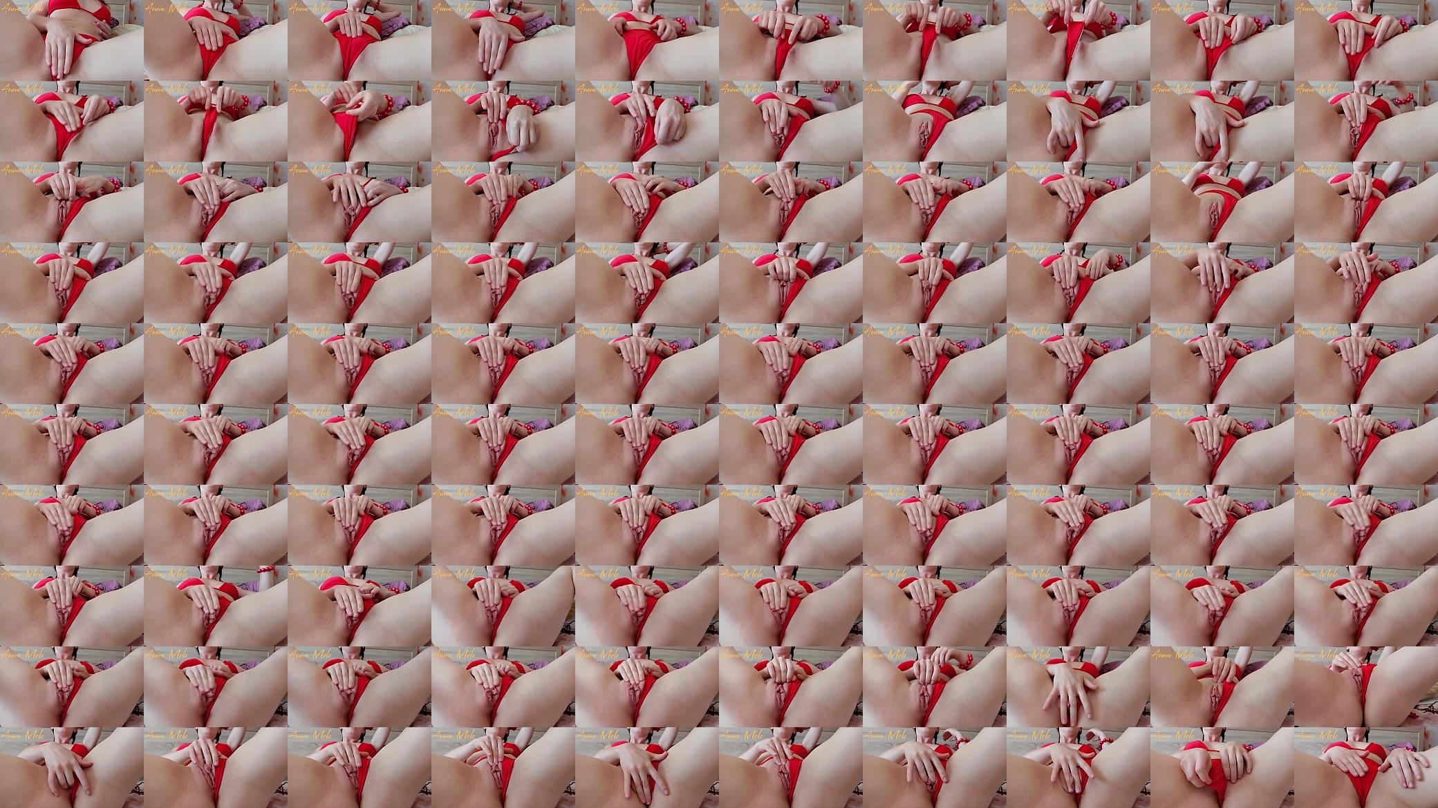 Close-up Masturbating pussy close-up Anna Mole 预览图