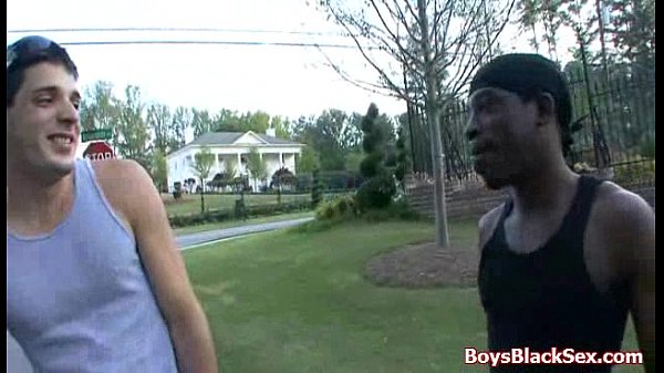 BlacksOnBoys - Black gay dudes fuck hard white ...