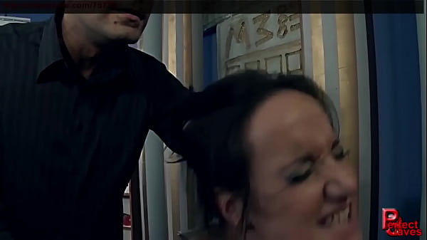 Gorgeous secretary punished in the office. She loves her boss domination, and has squirting orgasms.
