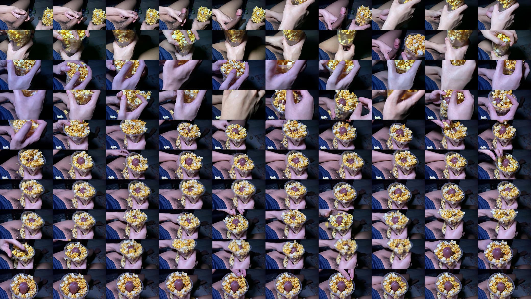 Jerk off with popcorn. ชักว่าวกับข้าวโพดคั่วครับ 预览图