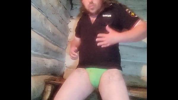 Crazy Russian guy in a police uniform fucked hi...