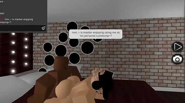 Using a random slut like my cumdump on a Roblox Condo