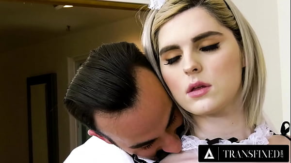 TRANSFIXED - Petite Maid Jean Hollywood Can't Resist Sucking Her Married Employer's Throbbing Dick!