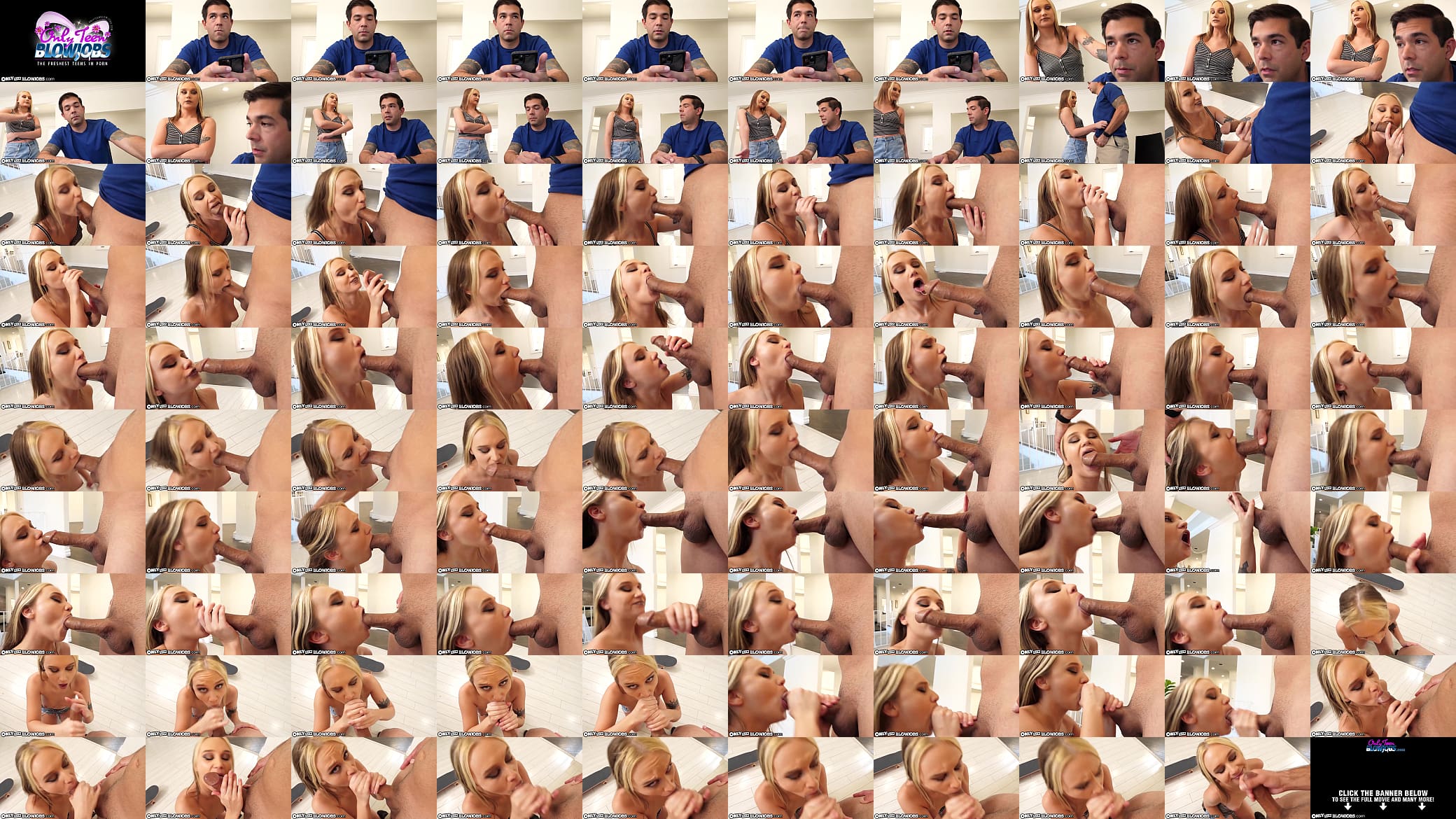 My Punky Blonde Stepsister Got Bored And Sucked My Cock - OnlyTeenBlowjobs 预览图