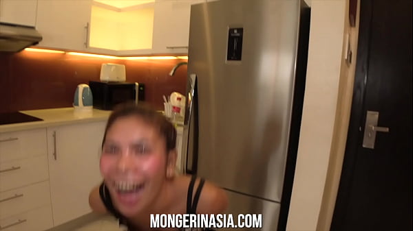 Asian teen gets stuffed during her maid interview