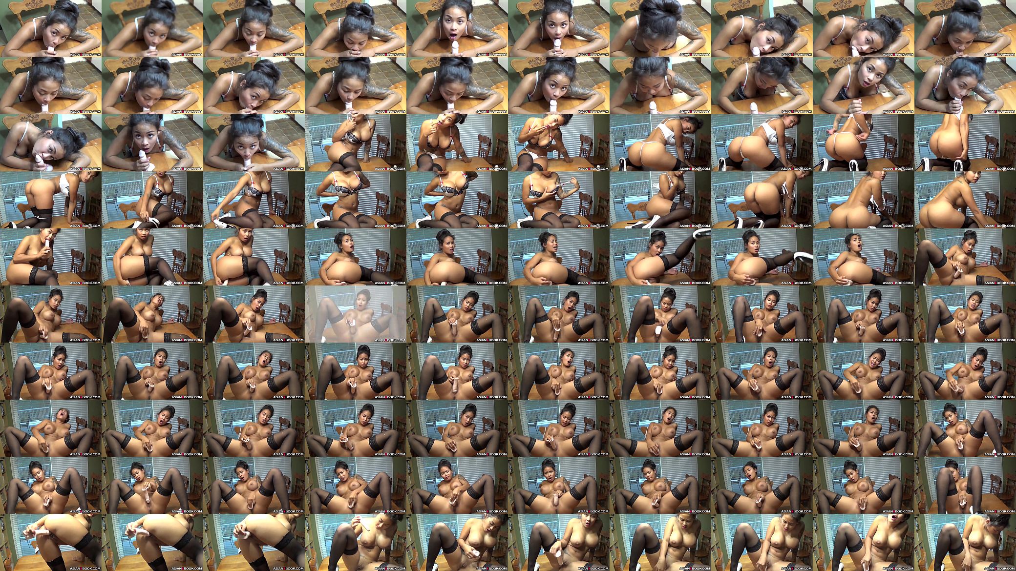 Horny asian toys her cunt 预览图