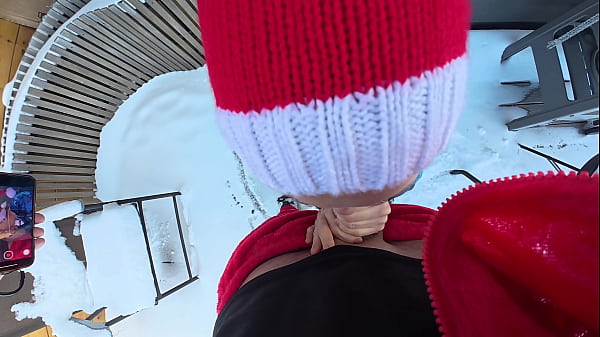 I have been a bad girl and Santa gives me the same gift every year ANAL destroying , deep throat creampie 8 inch big dick