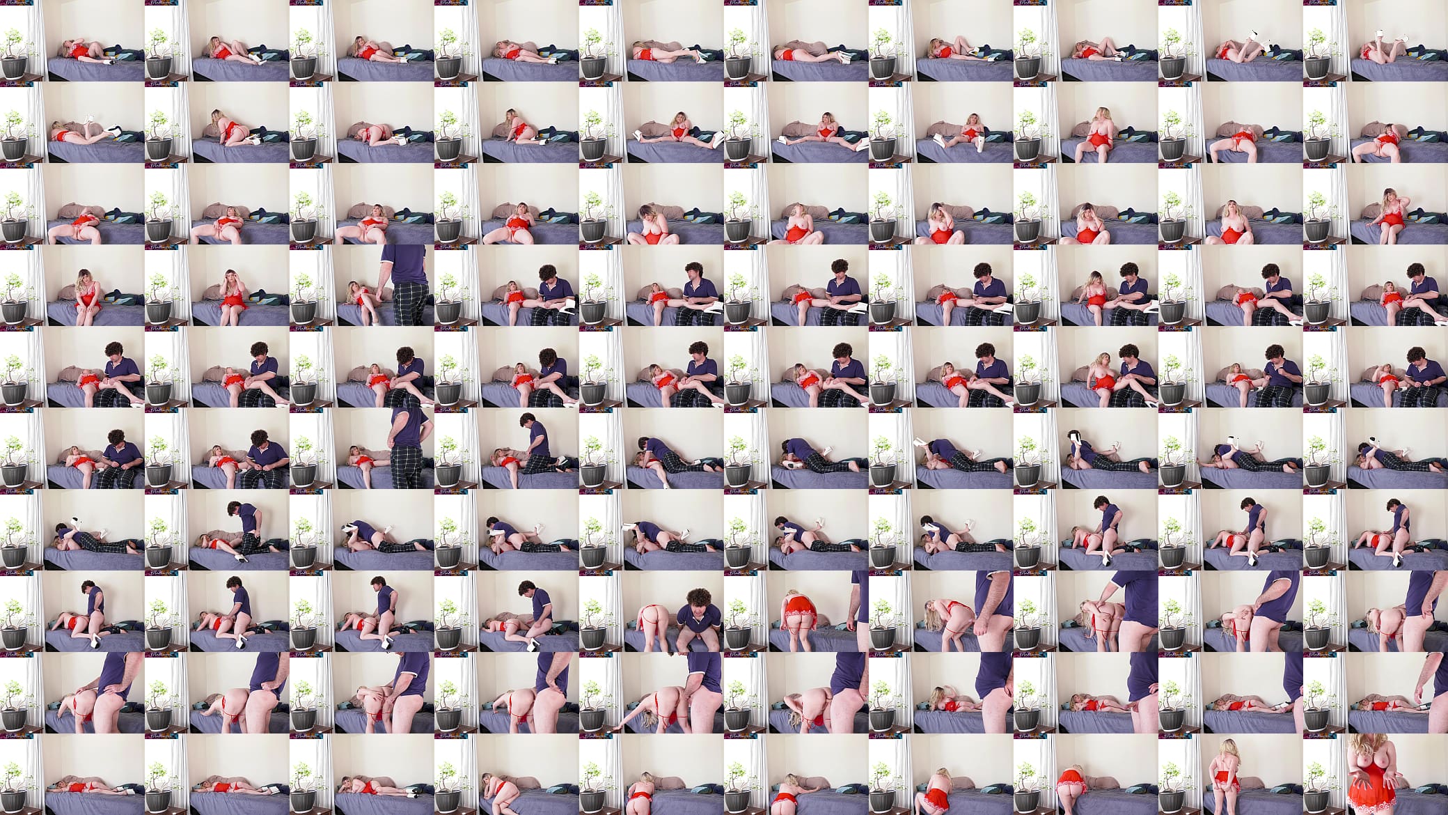 Horny stepmom gets stepson to help her cum 预览图