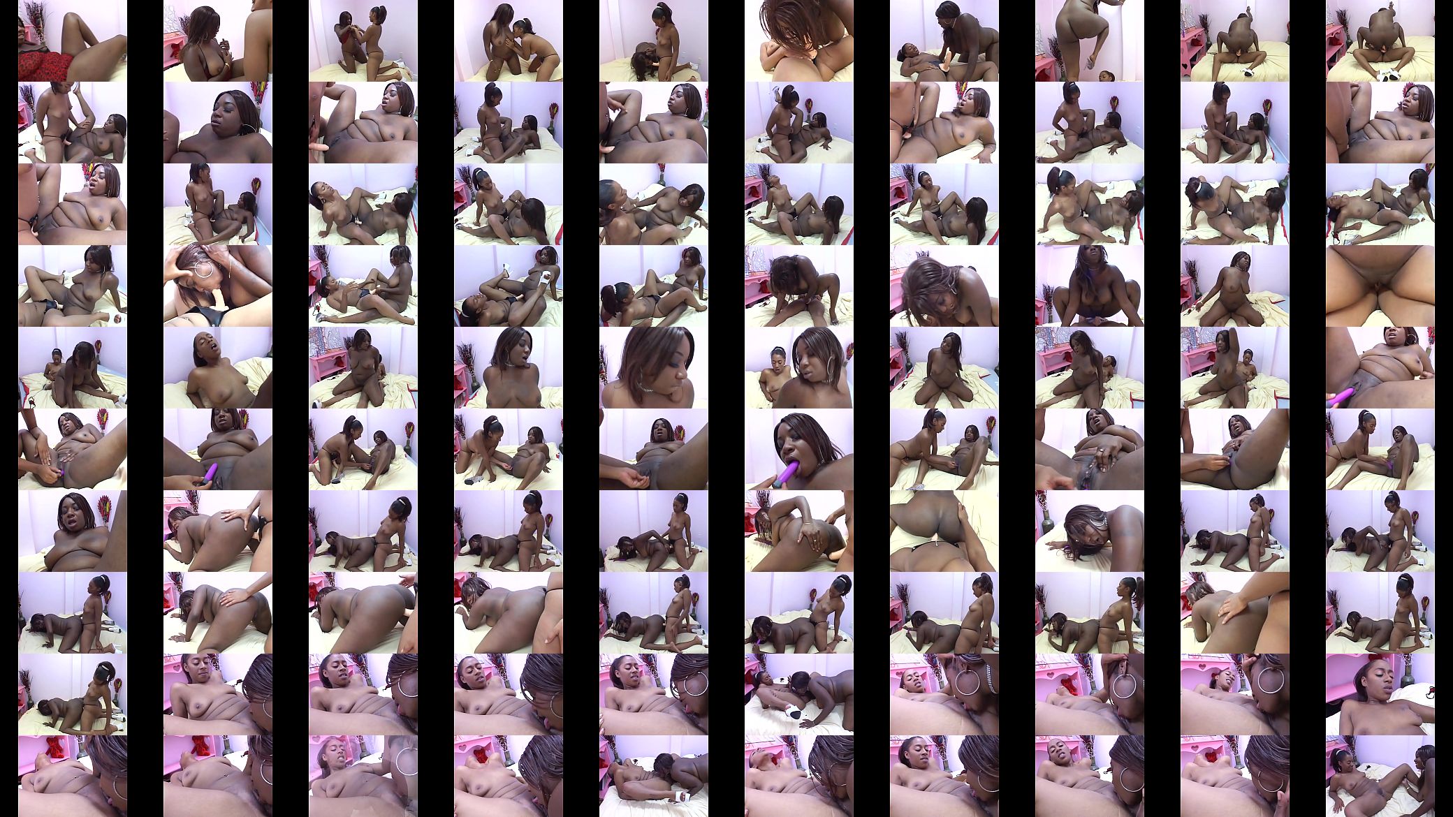 Black floozie with gorgeos keyster get drilled with her frame&#039;s strap on 预览图