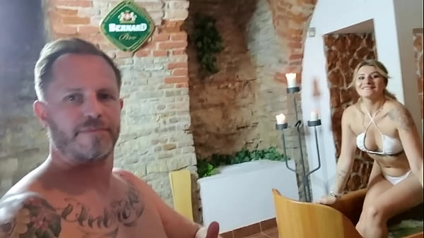 FULL VER. busty girl got turned on by massage. sex with masseur without condom and cum in mouth