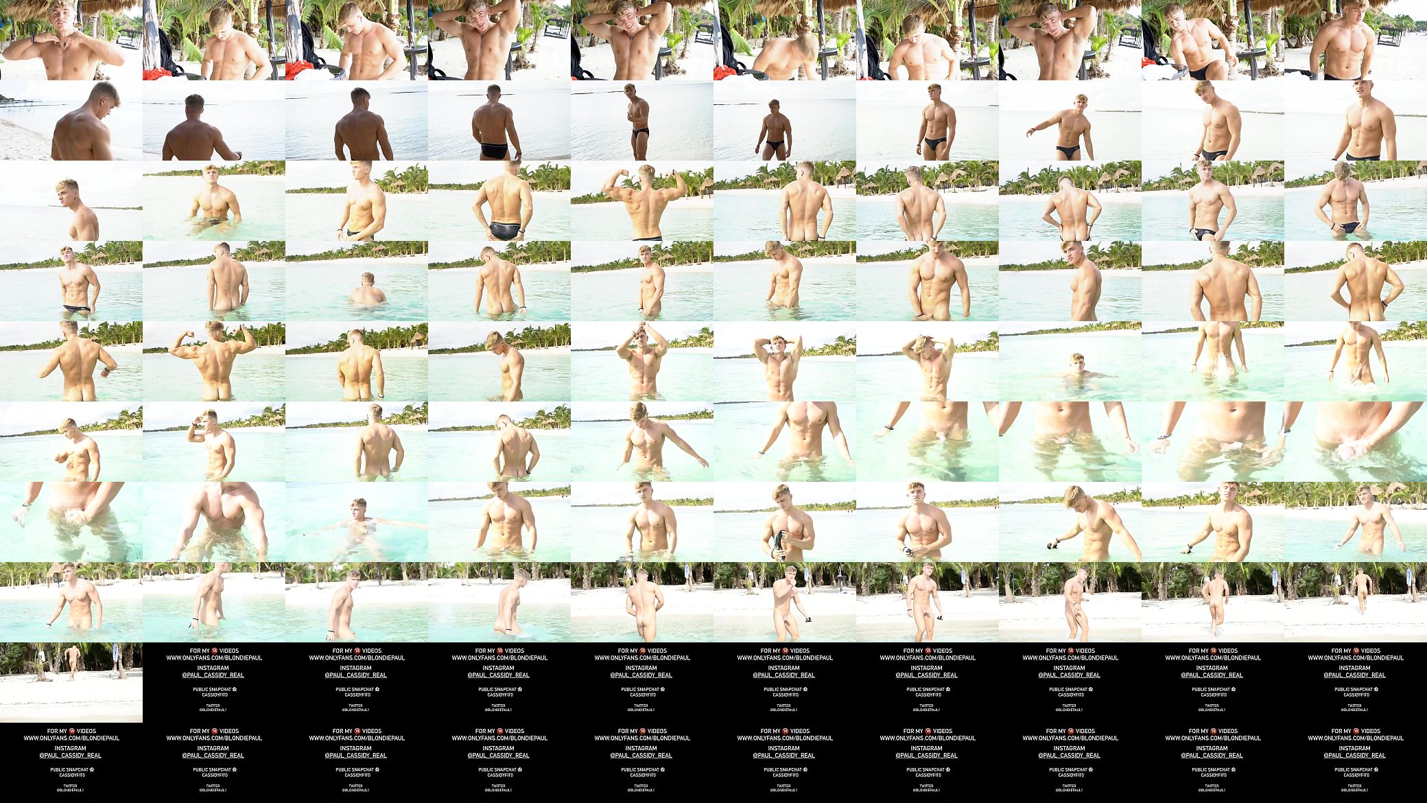 Paul Cassidy famous influencer on public nude beach 预览图