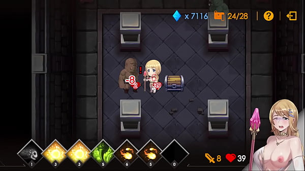 Hgame dungeon escape 13~fixing the archmage in a femdom rack first cum in the ass second creampie