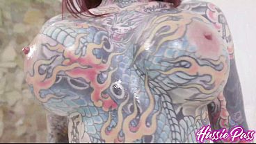 Tattooed Beauty Tigerlily's Pussy Gets Stretched By Black Monster Cock