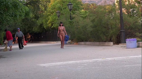 Nude stoll in public