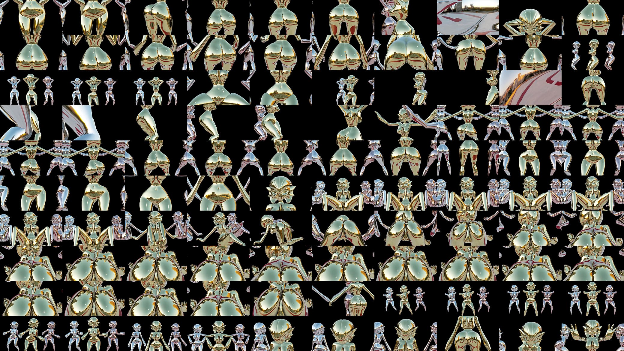 Gold Gardevoir [Butt Dance] 预览图