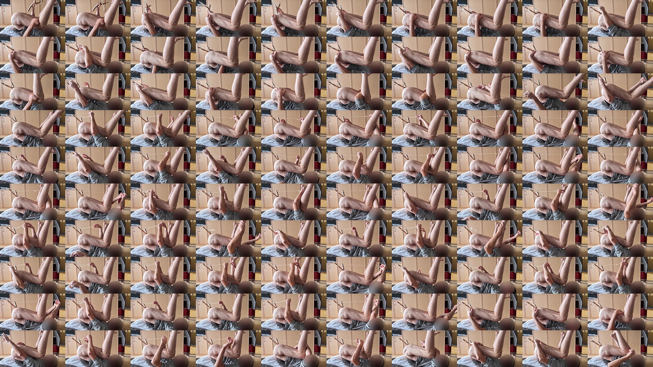 Playing with my Anal Slingshot - deep anal kinky games 60fps 预览图