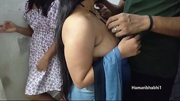 Download Video - Hot Indian Bhabhi And Her Best Friend Threesome Sex&period;