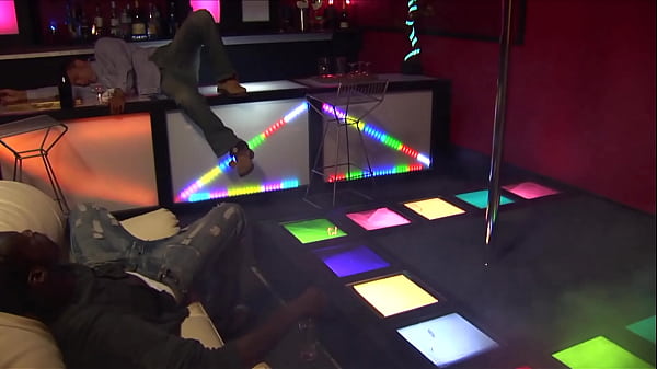 Kit Lee And Kat Lee Share A Fat Black Cock At The Stripjoint