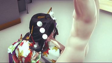 Yaoi Femboy - Maho blowjob in washroom - Sissy crossdress Japanese Asian Manga Anime Film Game Porn Gay