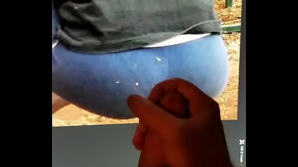 Clothed Cum Tribute to my Ass