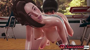 Sexy Student Yurim in Pantyhose 3D Hentai - Sensual Tits Massage, Tight Ass Licking with Loud Moans, Intense Fingering Leading to Squirt Rule34 Animation