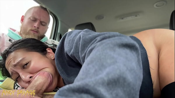 AndySavage - backseat of the car ANAL and THROAT with creampie