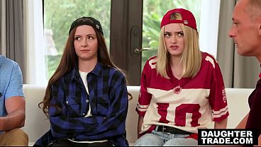 Stepdaughters Caught Experimenting Therapy Leads to Swapping and Wild Family Orgy