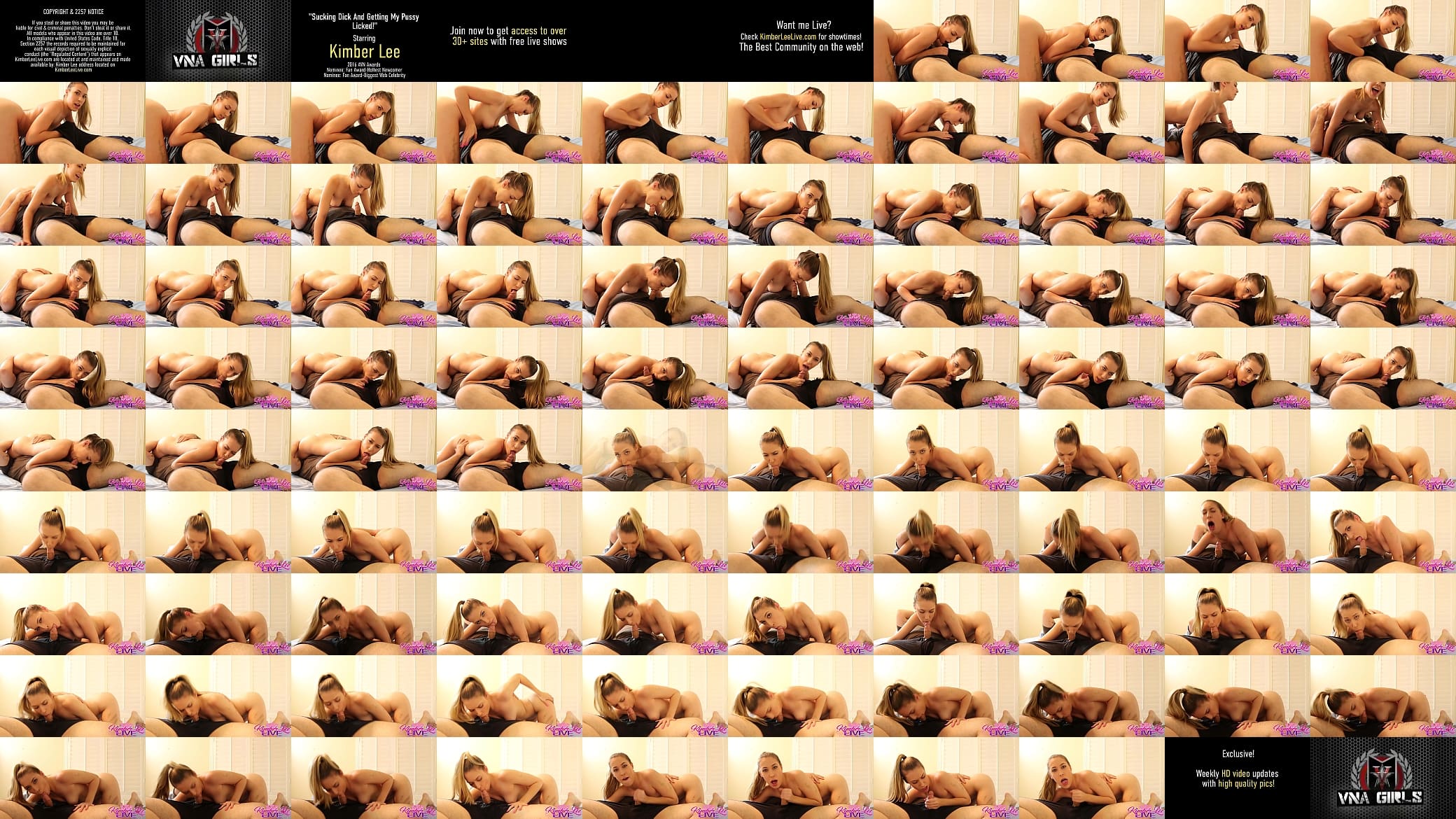 Slim Jim Cock Sucker Kimber Lee Blows Her Boyfriend&#039;s Stiff Dick! 预览图