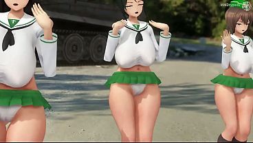 Girls und Panzer MILFs