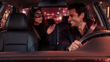 black girl s halloween costume gets her creampied by her uber driver ai generated 