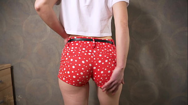 Hot Teen Asian Teasing Visible Panty Line In Very Tight Shorts