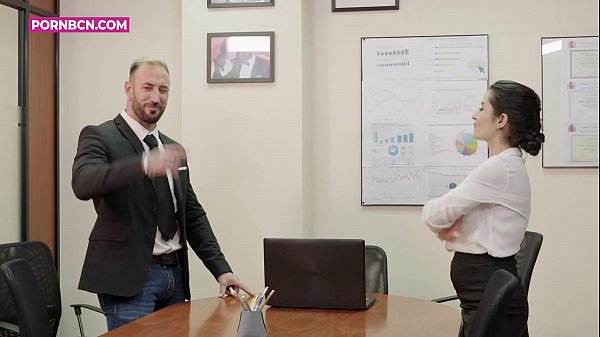 Download Video - FOR WOMEN &lpar; focused on male &rpar; The young new boy of the offices have a real big cock and fucks rough with the milf boss by PORNBCN 4K