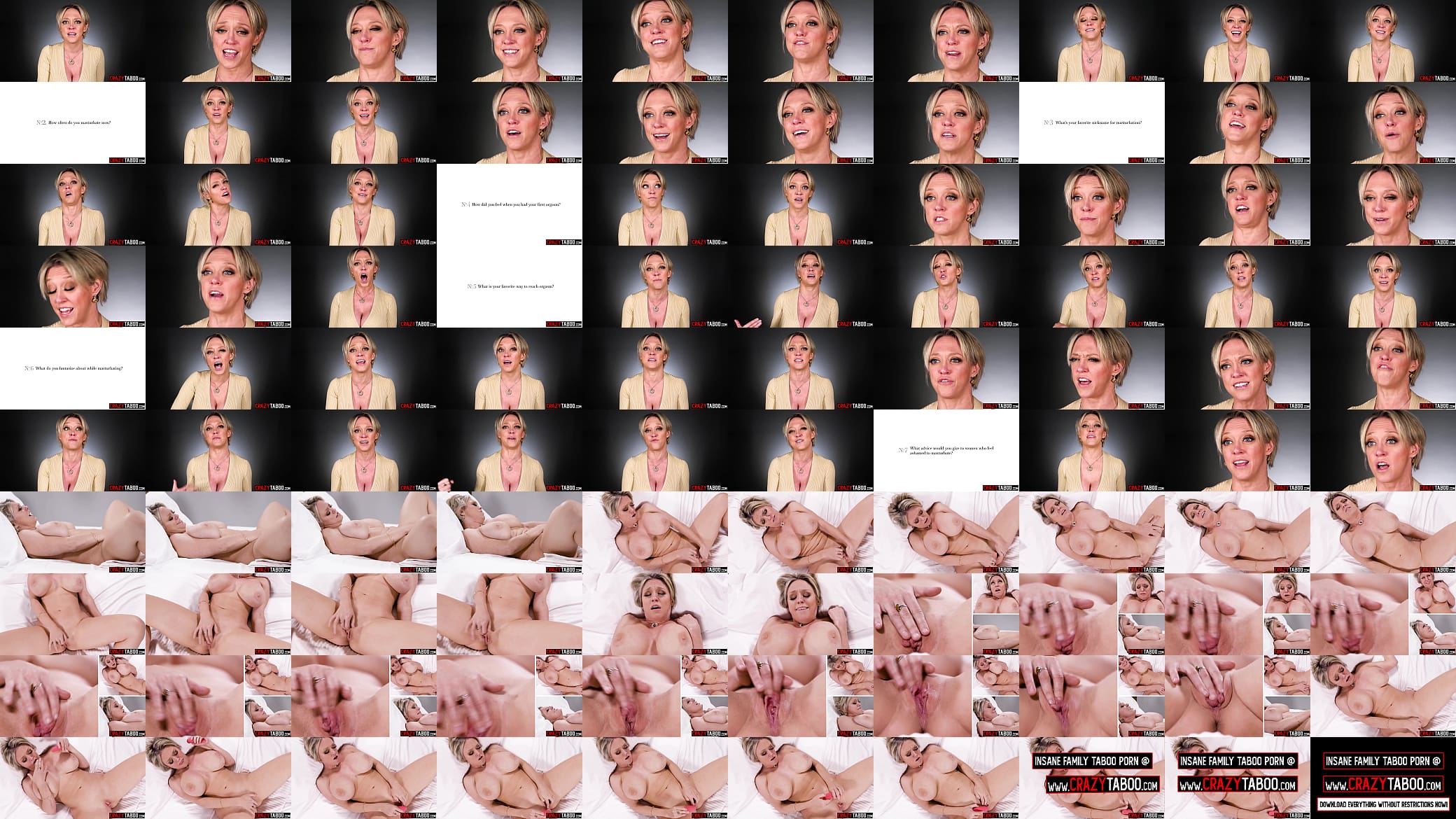 Big tits Dee Williams hot masturbation and sexy busty MILF pleased herself 预览图