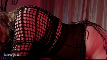 Latex Queen with Huge Tits & Ass Uses Slave's Face & Cock Then Drains Cum in Gloves