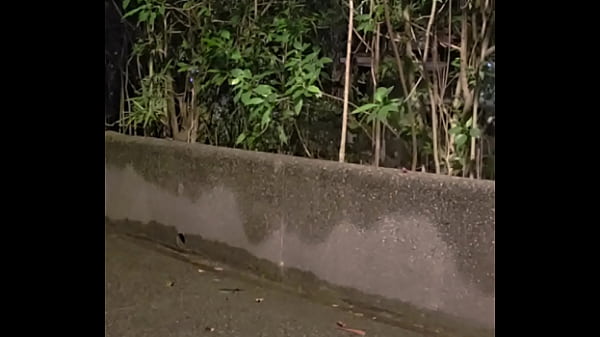 Public toy fucking and outdoor dildo self pleas...