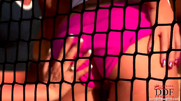 Lesbian sex on tennis court