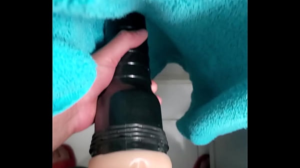 After cold shower black cock fucks fleshlight