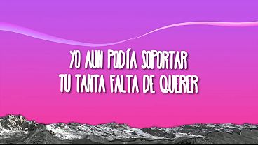 Tu falta de querer