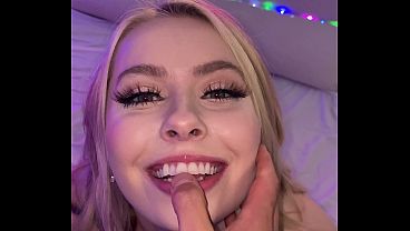 Haley Spades Swallows A Delicious Load